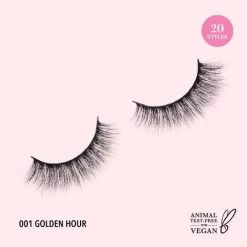 Moira 3D Faux Mink Lashes 01 Golden Hour LASHBV01