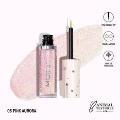 Moira Glitter Liner -Cosmetics Store 005 pinkaurora 460x 90e74204 a49d 4ca7 94ff 056a29ed0524