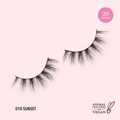 Moira 3D Faux Mink Lashes 10 Sunset LASHBV10