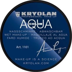 Kryolan Aqua Color - Deep Black 1101