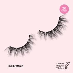 Moira 3D Faux Mink Lashes 20 Getaway LASHBV20