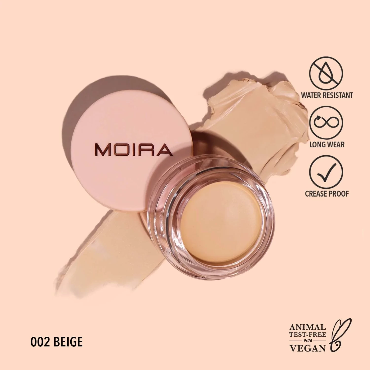 Moira Lasting Priming Cream Shadow 8 Moira Lasting Priming Cream Shadow - Image 6