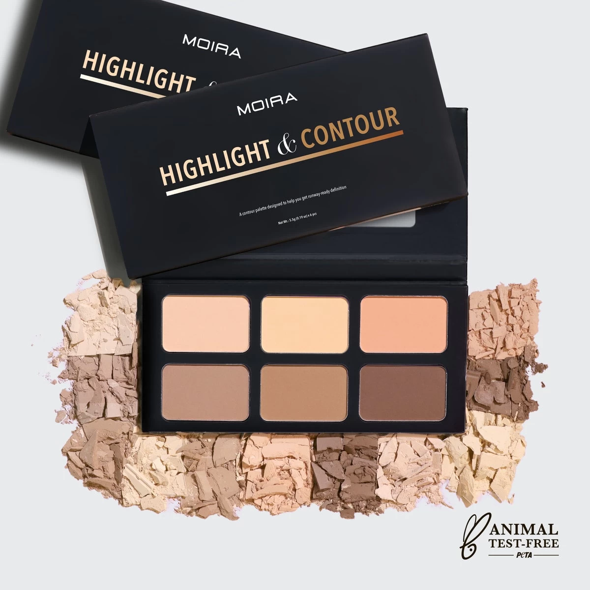 Moira Highlight & Contour Palette HCP001 5 Moira Highlight & Contour Palette HCP001 - Image 3
