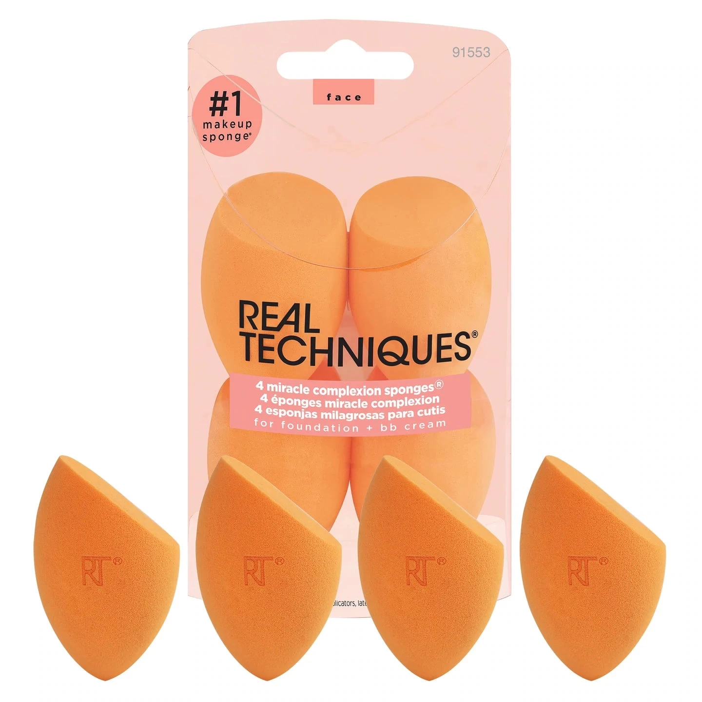 Real Techniques Miracle Complexion 4 Sponge Pack 3 Real Techniques Miracle Complexion 4 Sponge Pack