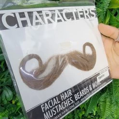 Handlebar Mustache Brown