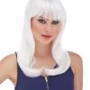 Classy Platinum White Wig 2 Classy Platinum White Wig -Cosmetics Store 247 classy white