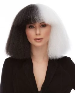 Pop Muse Black And White Wig