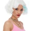 Euphoria White With Pink Wig 1 Euphoria White With Pink Wig -Cosmetics Store 264 euphoria 01