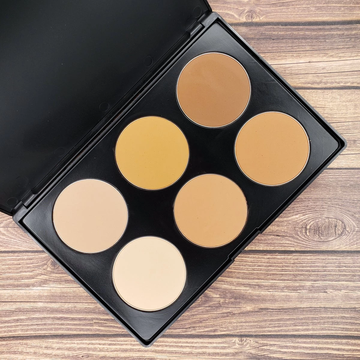 Crown Pro 6PPF Color Pressed Powder Foundation Palette 4 Crown Pro 6PPF Color Pressed Powder Foundation Palette - Image 2