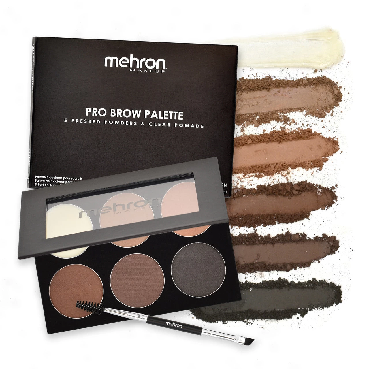 Mehron Pro Brow Palette 328 3 Mehron Pro Brow Palette 328