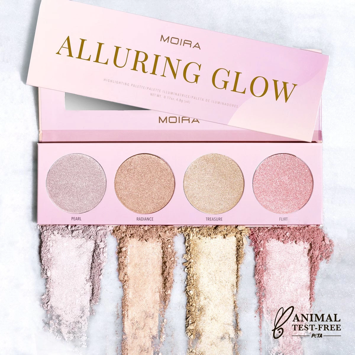 Moira Highlighting Palette Glow Me Soft Alluring Glow GMP201 3 Moira Highlighting Palette Glow Me Soft Alluring Glow GMP201