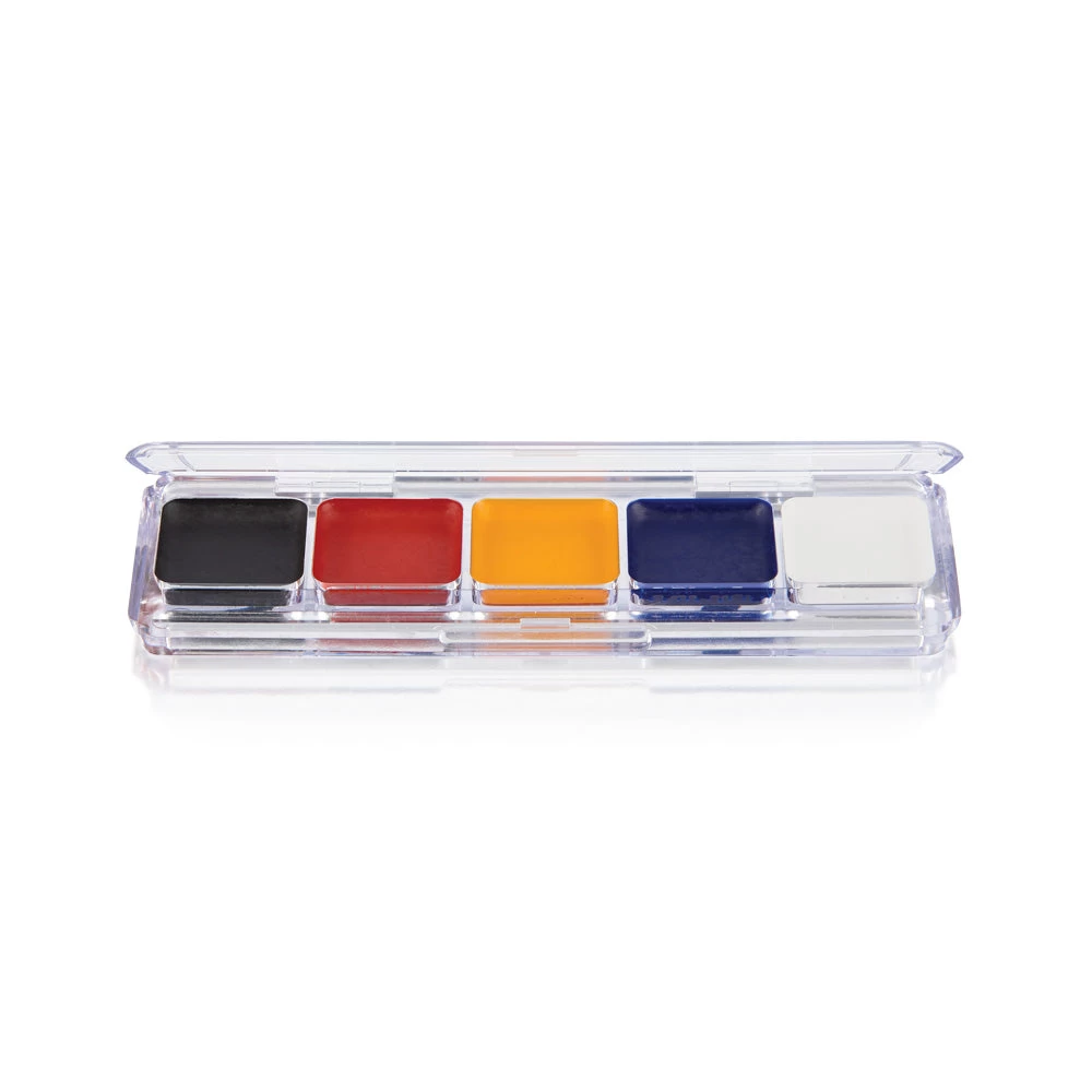 Ben Nye Alcohol Activated Waterproof Palette Primary FX AAP-01 3 Ben Nye Alcohol Activated Waterproof Palette Primary FX AAP-01