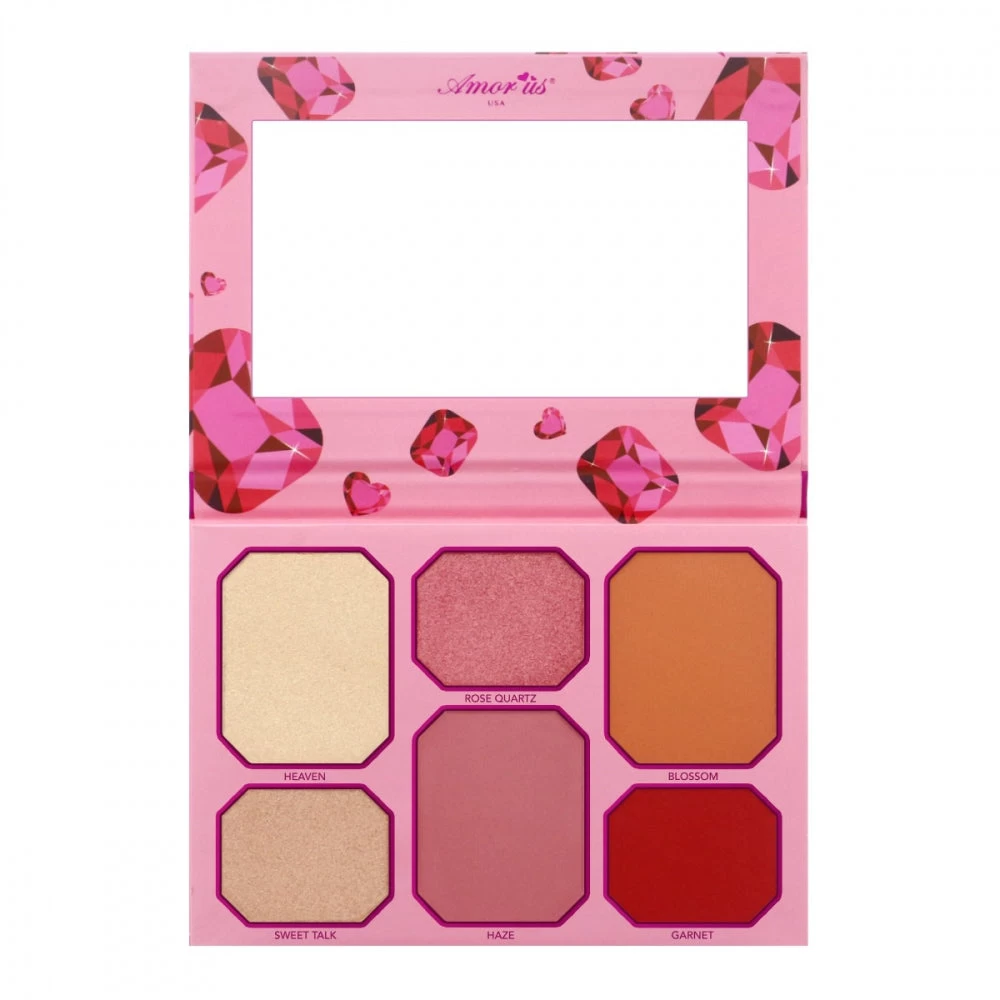 Pink Ruby Blush & Highlighter Palette CO-PRFD 3 Pink Ruby Blush & Highlighter Palette CO-PRFD