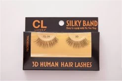 CL Lashes 3D Human Hair Silky Band Lashes CL-24