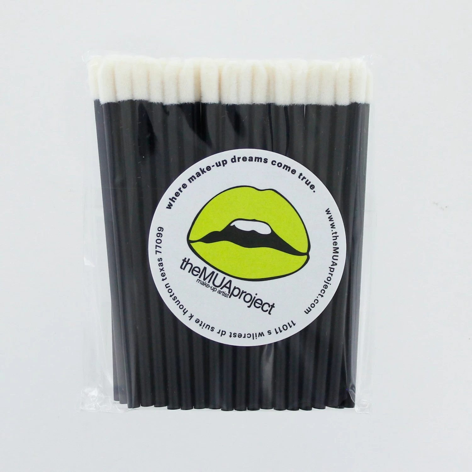 TheMUAproject 50PC Flocked Doe Foot Lip Applicator Wands 3 TheMUAproject 50PC Flocked Doe Foot Lip Applicator Wands