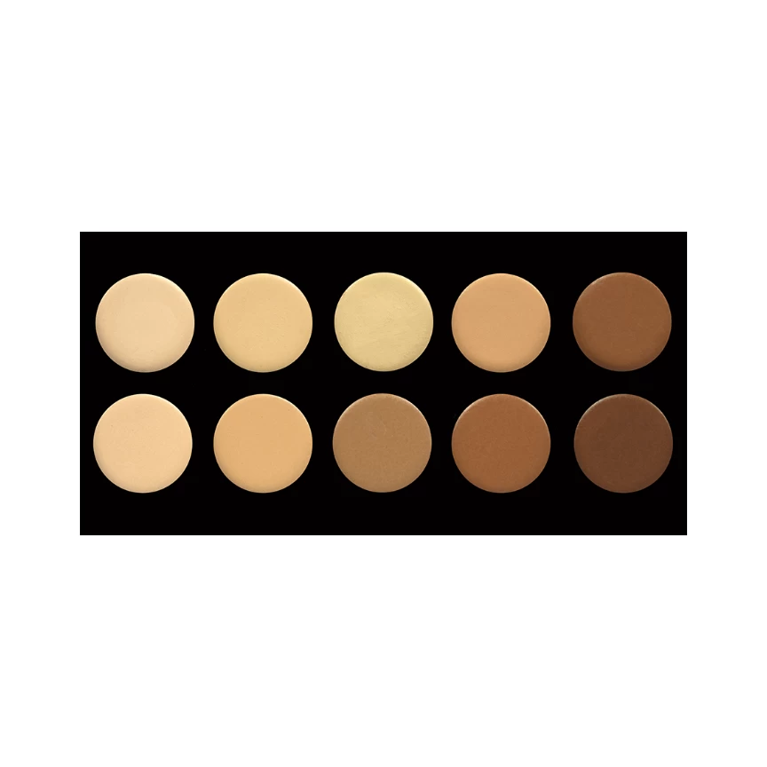 Crown Pro 10CON 10 Color Concealer Palette 3 Crown Pro 10CON 10 Color Concealer Palette