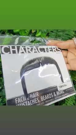 Fu Manchu Mustache Black