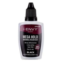 Kiss IEnvy Mega Hold Individual Eyelash Glue Black KPEG08 1oz