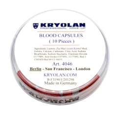 Kryolan Blood Capsules 10 Pieces 4046