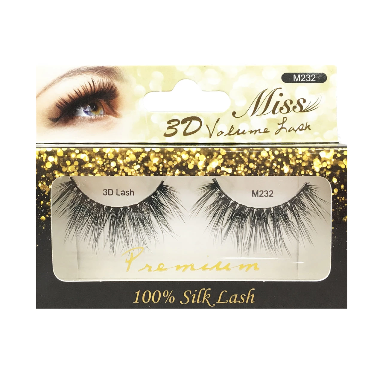 Miss Lashes 3D Volume Lashes - M232A 3 Miss Lashes 3D Volume Lashes - M232A
