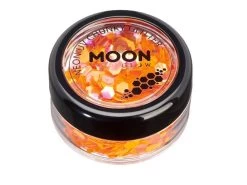 Moon Glow Glitter Neon UV Chunky Glitter -Cosmetics Store M27013 orange neon uv chunky glitter 3g