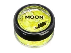 Moon Glow Glitter Neon UV Chunky Glitter -Cosmetics Store M27037 yellow neon uv chunky glitter 3g