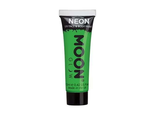 Moon Glow Glow In The Dark Face & Body Paint, 12ml 4 Moon Glow Glow In The Dark Face & Body Paint, 12ml - Image 2