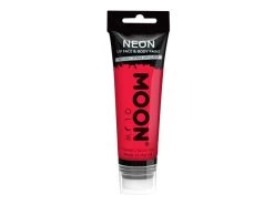 Moon Glow Neon Uv Face & Body Paint W/applicator, 75ml -Cosmetics Store M5724 intense red neon uv face paint w applicator 75ml