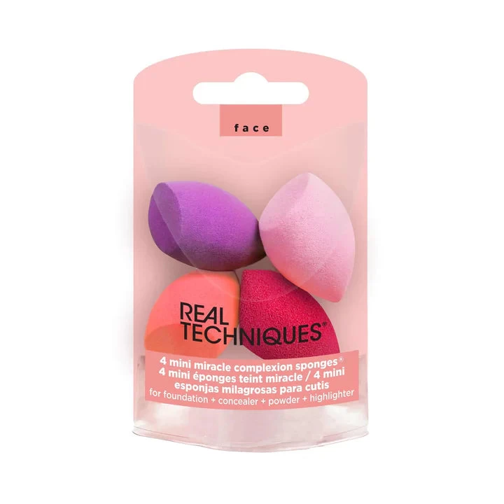 Real Techniques 4 Mini Miracle Complexion Sponge 4 Real Techniques 4 Mini Miracle Complexion Sponge - Image 2