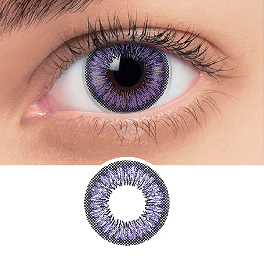 Rosee Vision Colored Contacts - Angel Violet 3 Rosee Vision Colored Contacts - Angel Violet