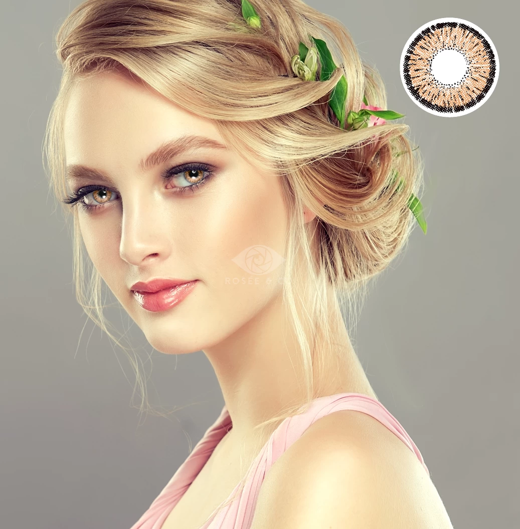 Rosee Vision Colored Contacts - Symphony Brown 4 Rosee Vision Colored Contacts - Symphony Brown - Image 2