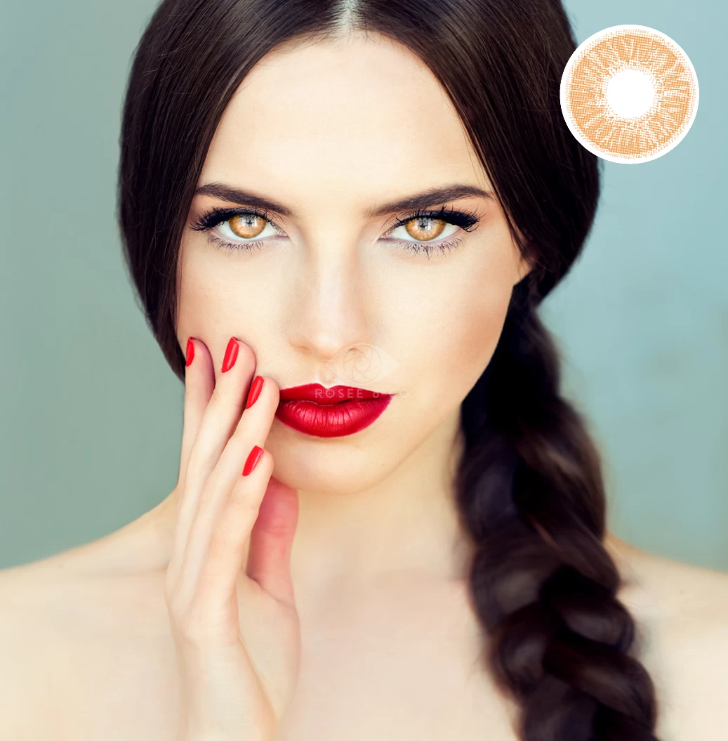 Rosee Vision Colored Contacts - Hazel 4 Rosee Vision Colored Contacts - Hazel - Image 2