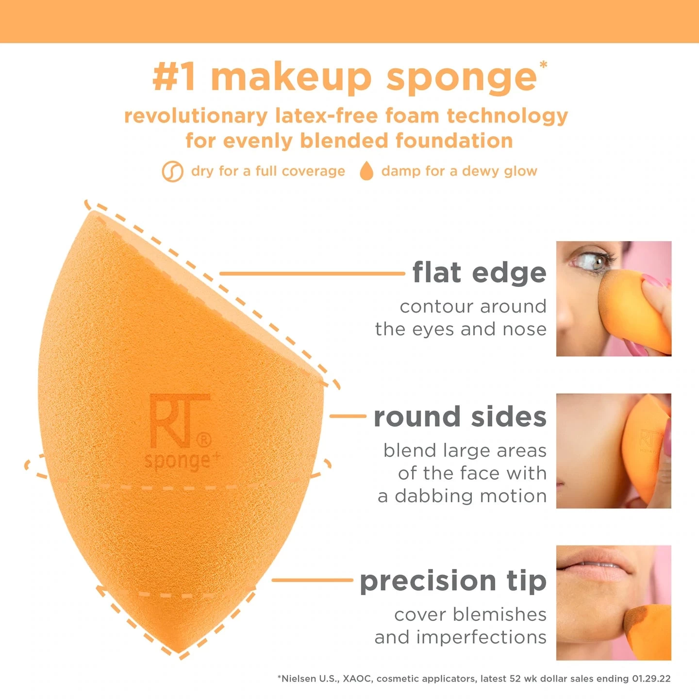 Real Techniques Miracle Complexion 4 Sponge Pack 6 Real Techniques Miracle Complexion 4 Sponge Pack - Image 4