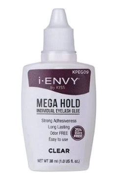 Kiss IEnvy Mega Hold Individual Eyelash Glue Clear KPEG09 1oz
