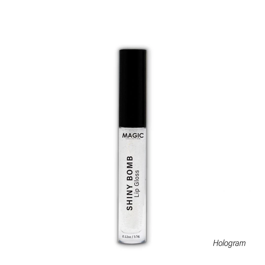 Magic Collection Shiny Bomb Lip Gloss Assorted Color - Clear #LIP32AST-01 3 Magic Collection Shiny Bomb Lip Gloss Assorted Color - Clear #LIP32AST-01