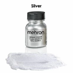 Mehron Metallic Powder -Cosmetics Store silvre